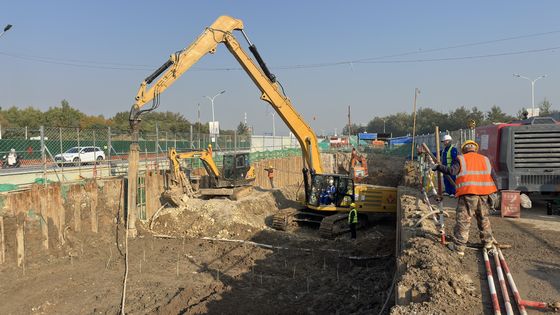 kopen Hydraulic Vibroflotation Compaction Equipment High Compaction Efficiency Achieved online manufacture