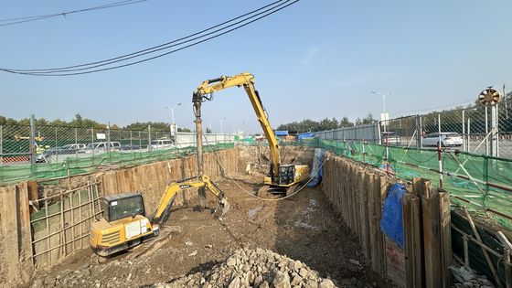 kopen Hydraulic Vibroflot with 150Kw Power and High Compaction Efficiency for Soil Improvement ISO 9001 Certified online manufacture