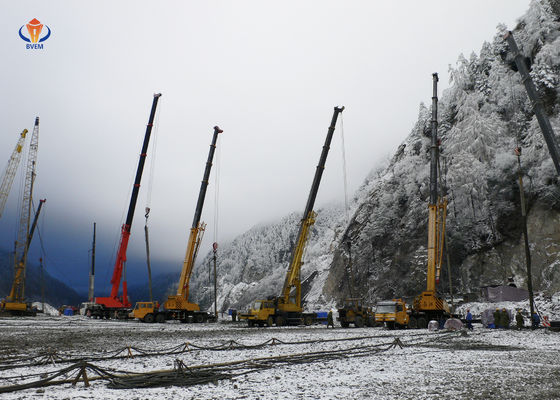 150 kW Elektrische trillende drijver Vibro Compaction Steenkolommen Foundation Verbetering