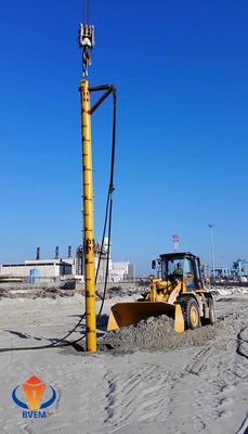 Hoog efficiënte Vibroflot Drive Pile Machine voor het opstapelen van zand
