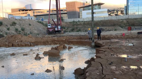188kN 75kw Vibroflot-apparatuur voor de grondbehandeling van trillingscompressie