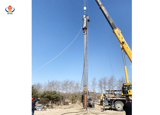 Elektrische bodemvoeding vibroflot apparatuur BJZC-V400-180 gebruikt voor droge methode vibro compactering