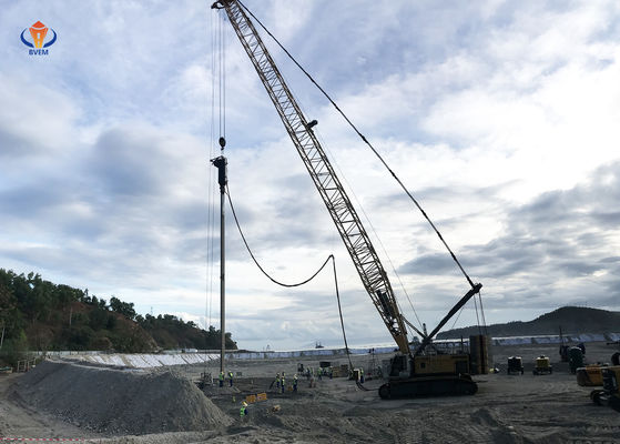 Bottom Feed Electrical Vibroflot 180KW Offshore Stone Column Constriction Applicatie
