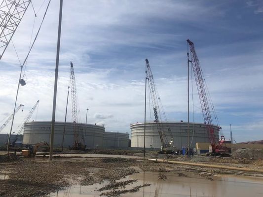 Bvem 180kw Vibroflotatie Foundation Behandeling van Port Wharf Dam