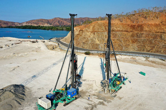 Vibro Floatatietechniek Bottom Feed Crawler Frame Type Voor compacteren