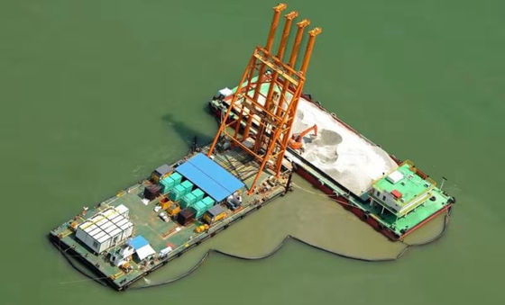 1800 Rpm Bvem Offshore Vibroflotation Stone Column voor de behandeling van zachte bodemlaag
