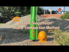 Vibroflot met een hoog compacteefficiëntie